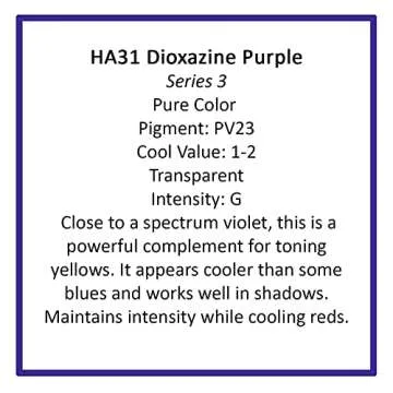 Jansen Art Studio Heritage MultiMedia Acrylic (2.5 oz, Dioxazine Purple)