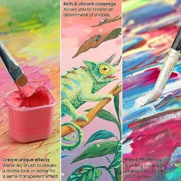 Vibrant ARTEZA Gouache Paint Set of 24 Colors