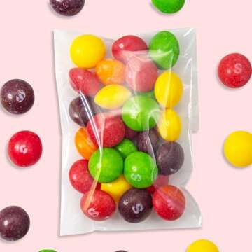 888 Display USA®- 2" x 3" 100 Bags Crystal Clear Resealable Cello/Cellophane Bags for Treat, bakery, candle, soap, cookie Bags w/Adhesive Seal