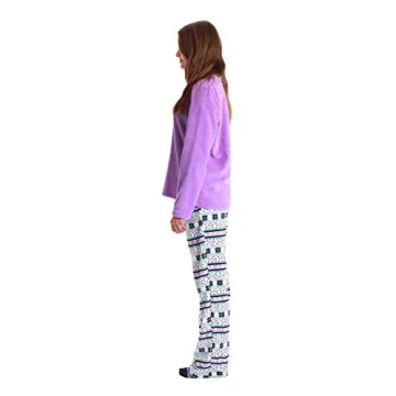 Just Love Women's Plush Pajama Pants Set with Cozy Socks
