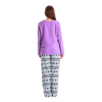 Just Love Women's Plush Pajama Pants Set with Cozy Socks