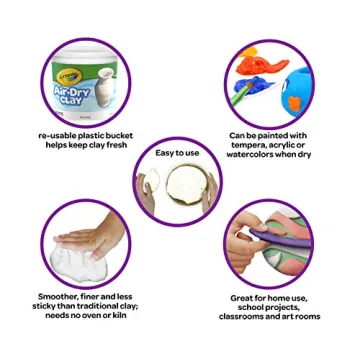 Crayola Air-Dry Clay, 5Lb No Bake Clay for Kids