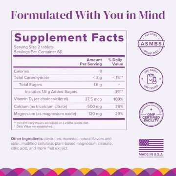 Barimelts Calcium Citrate with Vitamin D3 & Magnesium