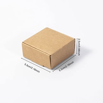 Sdootjewelry Mini Cardboard Boxes for Gift Packaging
