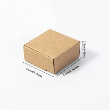 Sdootjewelry Mini Cardboard Boxes for Gift Packaging
