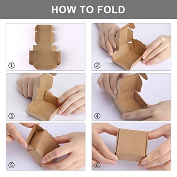 Sdootjewelry Mini Cardboard Boxes for Gift Packaging