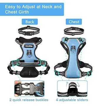 WINSEE No Pull Dog Harness - Comfort and Control for All Breeds