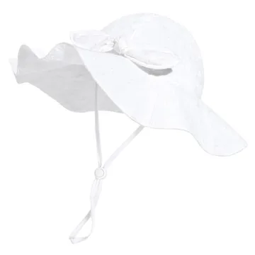 Stylish Baby Girl Sun Hat with UPF 50+ Adjustable Design