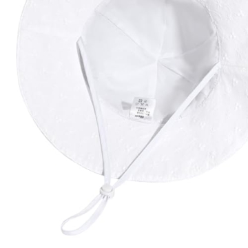 Stylish Baby Girl Sun Hat with UPF 50+ Adjustable Design