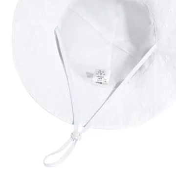 Stylish Baby Girl Sun Hat with UPF 50+ Adjustable Design