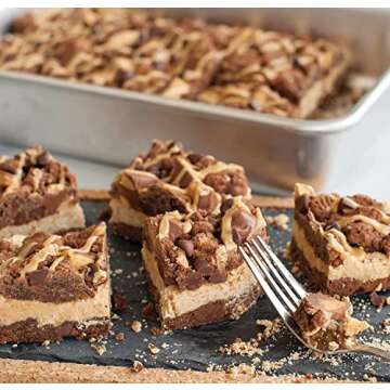 Nordic Ware Natural Aluminum Commercial Cake Pan with Lid, Rectangle Pan with Lid Silver, 9 x 13