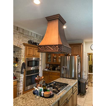 Buy SINDA Handcrafted 16 Gauge Solid Copper Range Hood