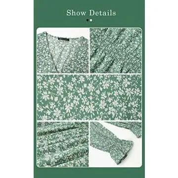 Stylish PRETTYGARDEN Long Sleeve Floral Maxi Dress