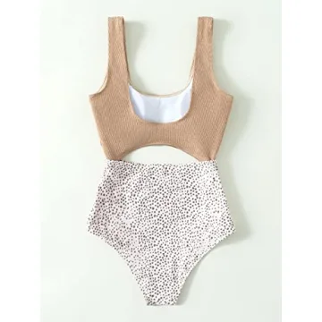 Stylish Floerns High Waisted Monokini for Summer Fun