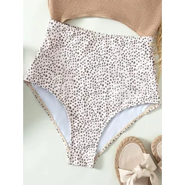 Stylish Floerns High Waisted Monokini for Summer Fun