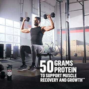 Muscle Milk Pro Series Protein Powder Supplement, Intense Vanilla, 2 Pound, 50g Protein and 20 Vitam...