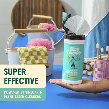 Aunt Fannie’s Natural Cleaning Vinegar Wipes, 35 Count