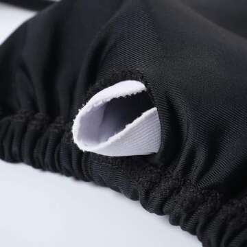 MOSHENGQI Women Sexy Brazilian Bikini 2 Piece Spaghetti Strap Top Thong Swimsuit Bathing Suit(M,0Solid Black)