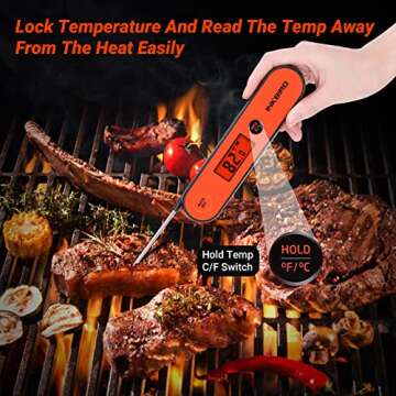 Inkbird Waterproof Instant Read Digital BBQ Thermometer