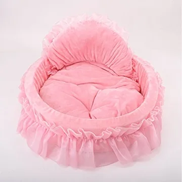 WYSBAOSHU Cute Princess Dog Bed for Cozy Comfort