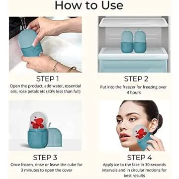 Ice Face Roller for All Skin Types - Reusable & Easy to Use