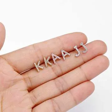 Stylish Letter A Earrings for Girls and Teens Online