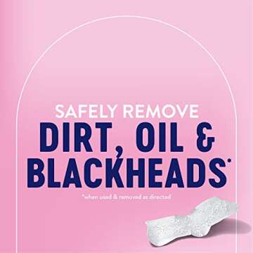 Bioré Nose+Face Blackhead Remover Strips, Deep Cleansing Strips for Nose, Chin, or Forehead, Instant Blackhead Removal and Pore Unclogging, Oil-free, Non-Comedogenic Use, 14 Count