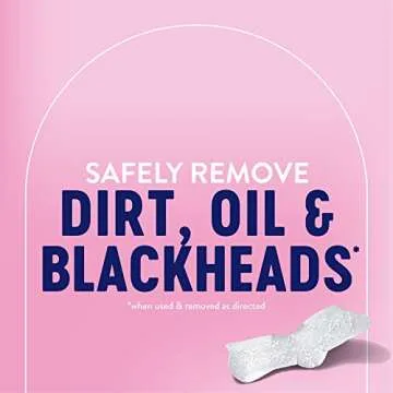 Bioré Nose+Face Blackhead Remover Strips, Deep Cleansing Strips for Nose, Chin, or Forehead, Instant Blackhead Removal and Pore Unclogging, Oil-free, Non-Comedogenic Use, 14 Count