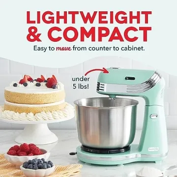 Dash Stand Mixer: Compact 6 Speed Mixer for Every Kitchen