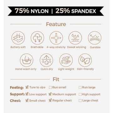 Aoxjox Women's Workout Sports Bras Twist Front Fitness Padded Training Gym Bra Yoga Crop Lola Tank Top (Mulch, Medium)