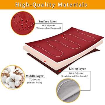 ECOOPRO Warm Weather Sleeping Bag - Compact & Waterproof