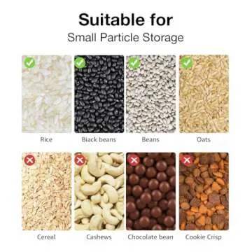 Conworld 5 Grid Dry Food Dispenser for Organized Grains