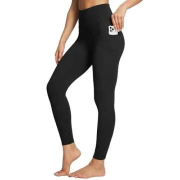 High Waisted BALEAF Leggings with Pockets for Women
