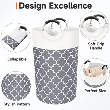 Stylish Fabspace Large Laundry Basket for Home & College