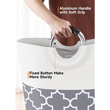 Stylish Fabspace Large Laundry Basket for Home & College