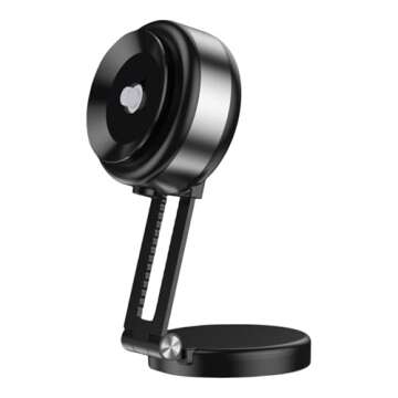 BLULILY Car Mount Bracket Rack with Electric Vacuum Grip Nonslip Adjustable Dashboard Stand for 4.7" Phone Navigation Travel Use