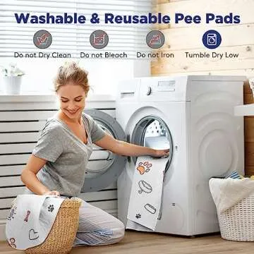 Washable Pee Pads for Dogs, Extra Large 60"x48" Super Absorbent Reusable Training Dog Pads, 100% Waterproof Non-Slip Dog Pee Pads Whelping Pads Dog Playpen Pads Extra Dog Pads Dog Mat Pet Pads