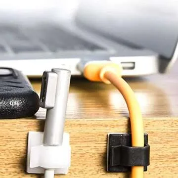 FOLAI 50-Pack Cable Clip Holders for Any Space