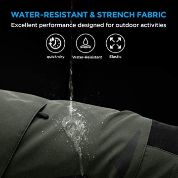 XKTTAC Men's Outdoor Quick Dry Cargo Shorts with Pockets