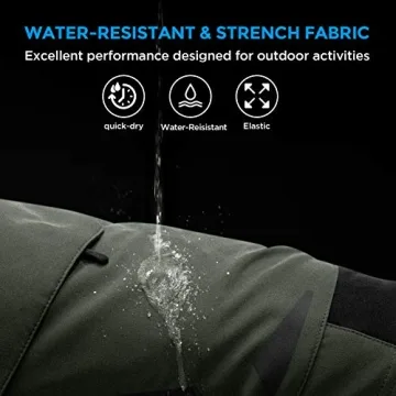 XKTTAC Men's Outdoor Quick Dry Cargo Shorts with Pockets