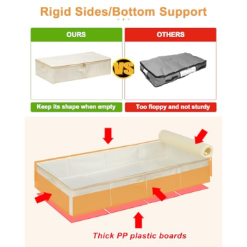 Spacious Under Bed Storage Bags for Efficient Organization