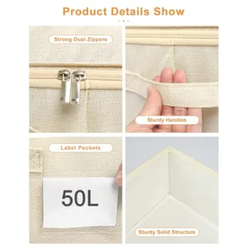 Spacious Under Bed Storage Bags for Efficient Organization