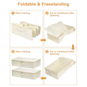 Spacious Under Bed Storage Bags for Efficient Organization