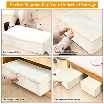 Spacious Under Bed Storage Bags for Efficient Organization