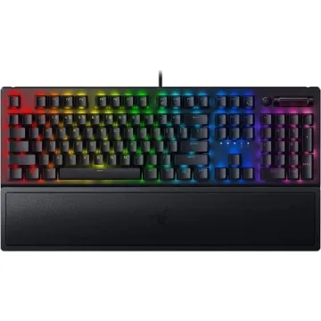 Razer BlackWidow V3 Mechanical Gaming Keyboard: Green Mechanical Switches, RGB Lighting, Ergonomic D...