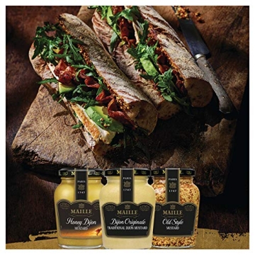 Maille Mustard Variety Pack 4 Gourmet Flavors 7 Oz