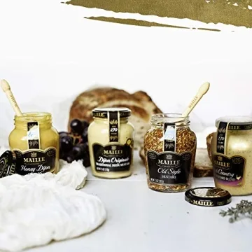 Maille Mustard Variety Pack 4 Gourmet Flavors 7 Oz