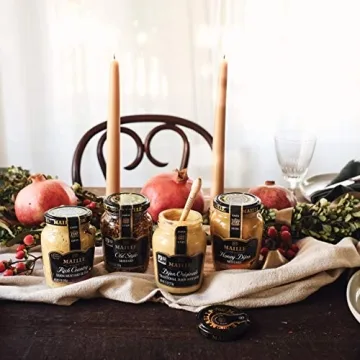 Maille Mustard Variety Pack 4 Gourmet Flavors 7 Oz