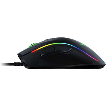 Razer Mamba Elite Wired Gaming Mouse: 16,000 DPI Optical Sensor - Chroma RGB Lighting - 9 Programmab...