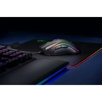 Razer Mamba Elite Wired Gaming Mouse: 16,000 DPI Optical Sensor - Chroma RGB Lighting - 9 Programmable Buttons - Mechanical Switches